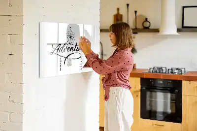 Schreib-Magnettafel Abenteuer-Design