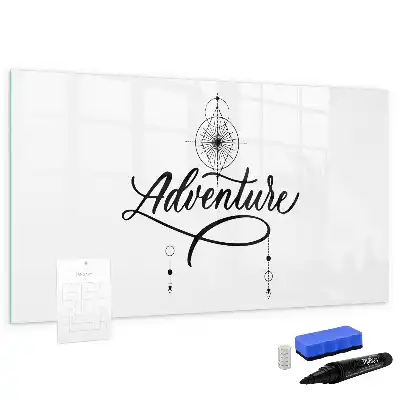 Schreib-Magnettafel Abenteuer-Design