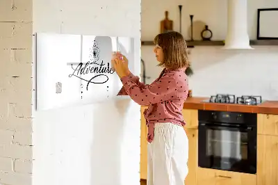 Schreib-Magnettafel Abenteuer-Design