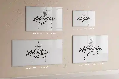 Schreib-Magnettafel Abenteuer-Design