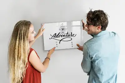 Schreib-Magnettafel Abenteuer-Design