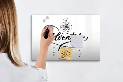 Schreib-Magnettafel Abenteuer-Design