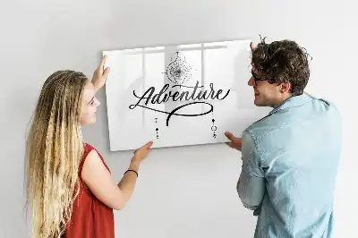 Schreib-Magnettafel Abenteuer-Design