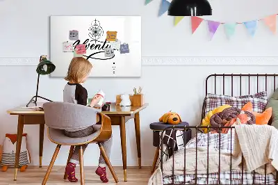 Schreib-Magnettafel Abenteuer-Design