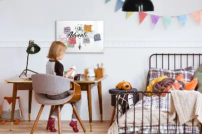 Beschreibbare Magnettafel im Design Abenteuer