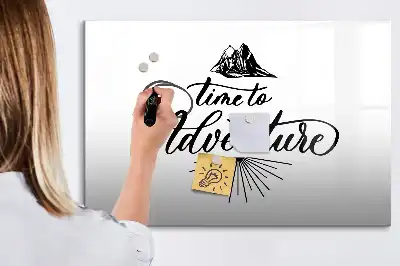Schreib-Magnettafel Abenteuer-Design