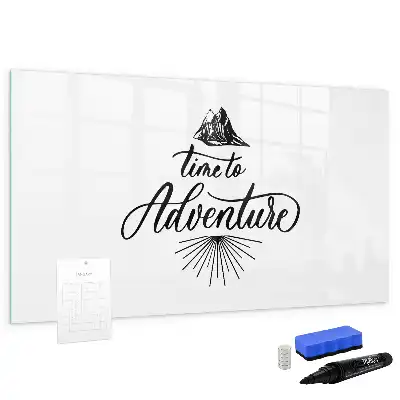 Schreib-Magnettafel Abenteuer-Design