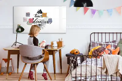 Schreib-Magnettafel Abenteuer-Design