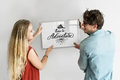 Schreib-Magnettafel Abenteuer-Design