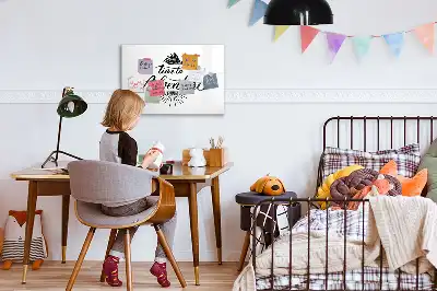 Schreib-Magnettafel Abenteuer-Design