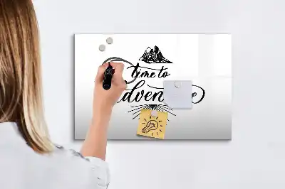 Schreib-Magnettafel Abenteuer-Design