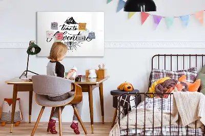 Schreib-Magnettafel Abenteuer-Design