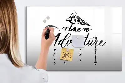 Schreib-Magnettafel im Design Abenteuer