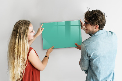 Magnettafel Türkis