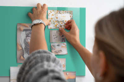 Magnettafel Türkis