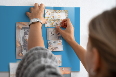 Magnettafel Farbe blau