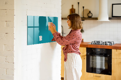 Magnettafel Meeresfarbe