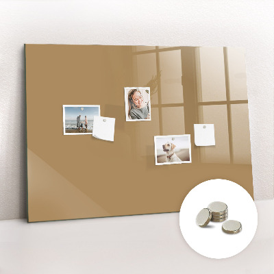 Magnetwand Dunkelbeige Farbe