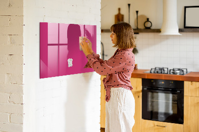 Magnettafel Kräftige rosa Farbe