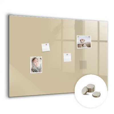 Magnetwand Beige Farbe