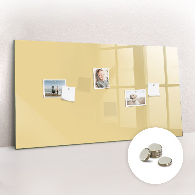 Magnettafel Creme farben