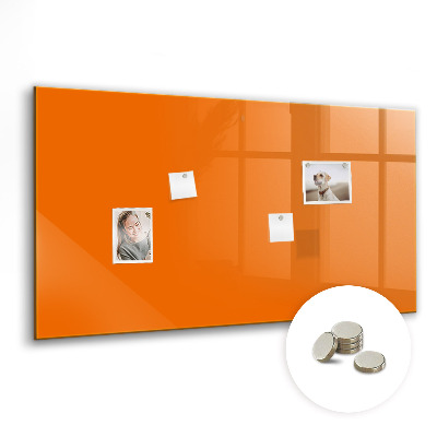 Magnetwand orange Farbe