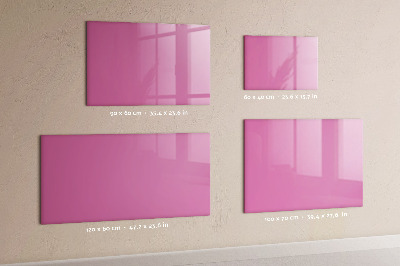 Magnettafel Pinke Farbe