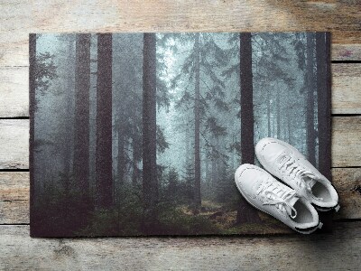 Fußmatte bedrucken Nebelwald