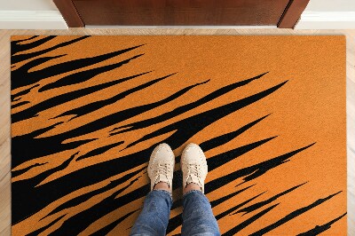 Fußmatte haustür Tiger Streifen