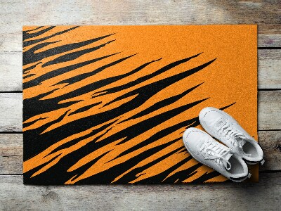 Fußmatte haustür Tiger Streifen