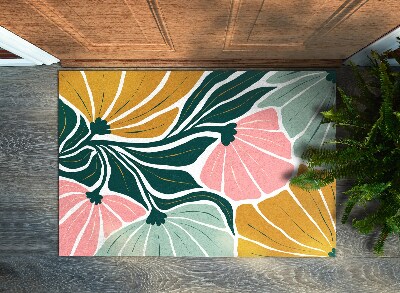 Fußmatte Geometrische Blüten