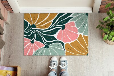 Fußmatte Geometrische Blüten