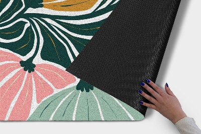 Fußmatte Geometrische Blüten
