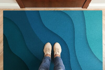 Fußmatte Blauer Gradient