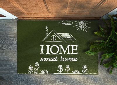 Fussmatte innen Home sweet home Zeichnungen
