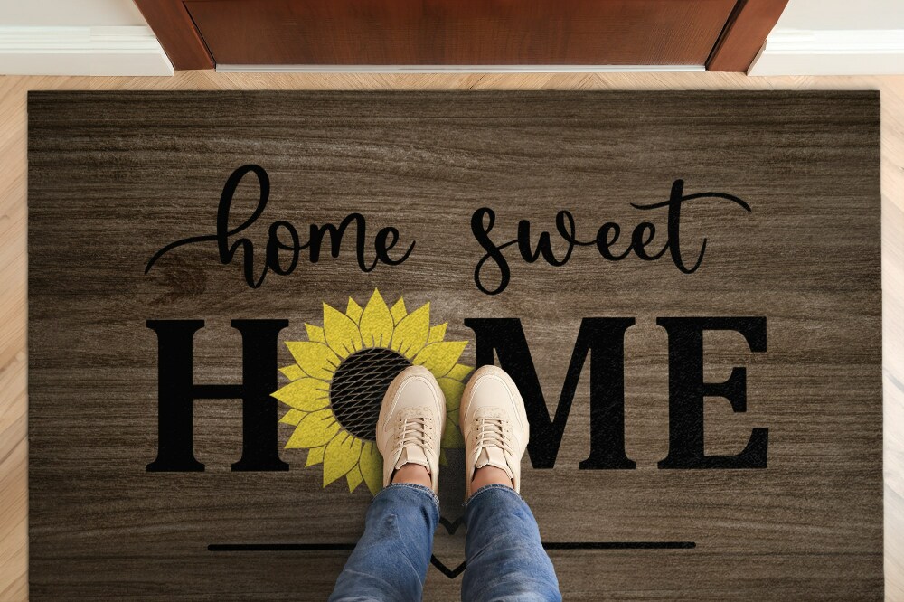 home Home Sonnenblume sweet Fußmatte