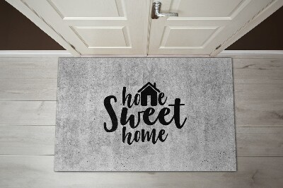 Fußmatte Home sweet home Konkreter Hintergrund