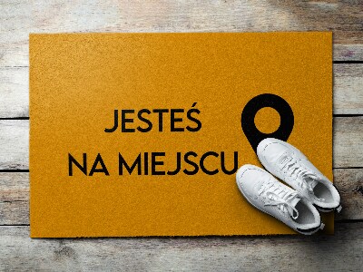 Fussmatte innen Jesteś na miejscu