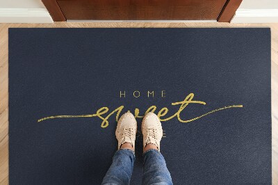 Türmatte Home sweet home Minimalistische Inschrift