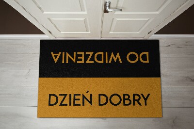 Fussmatte innen Dzień dobry Do widzenia