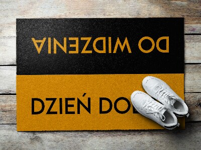 Fussmatte innen Dzień dobry Do widzenia