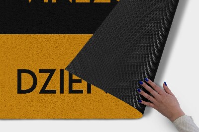 Fussmatte innen Dzień dobry Do widzenia