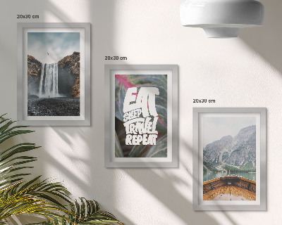 Bilderwand Wasserfallberge, Naturreisen, Bootsfahrt und Vegetation