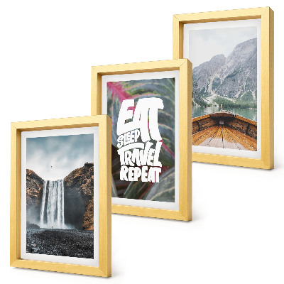 Bilderwand Wasserfallberge, Naturreisen, Bootsfahrt und Vegetation