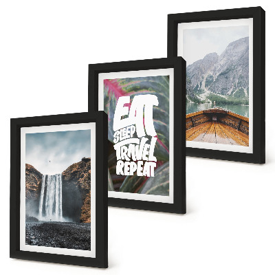 Bilderwand Wasserfallberge, Naturreisen, Bootsfahrt und Vegetation
