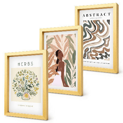Bilderwand Boho-Ästhetik, minimalistische Pastellposter