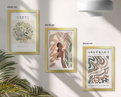 Bilderwand Boho-Ästhetik, minimalistische Pastellposter