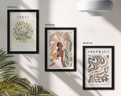 Bilderwand Boho-Ästhetik, minimalistische Pastellposter