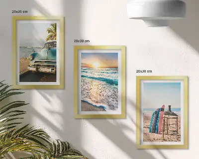 Fotowand Sonnenuntergang über dem Meer im Miami-Urlaub