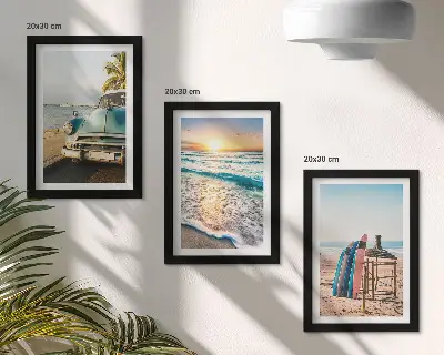 Fotowand Sonnenuntergang über dem Meer im Miami-Urlaub